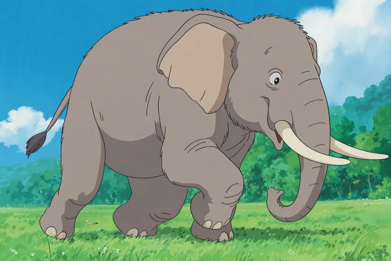 Elephant input image