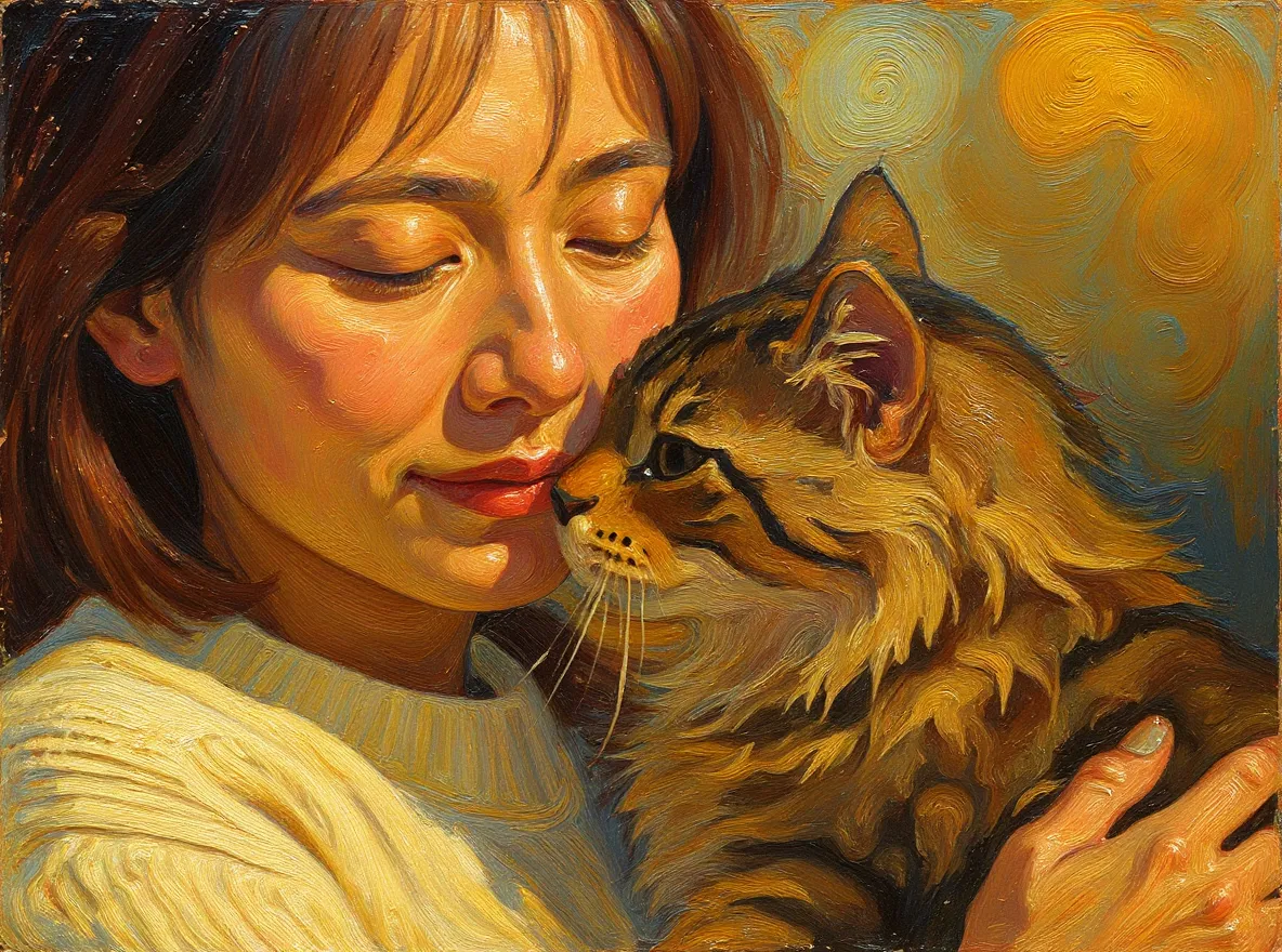 FLUX.1 Kontext oil painting style transfer result