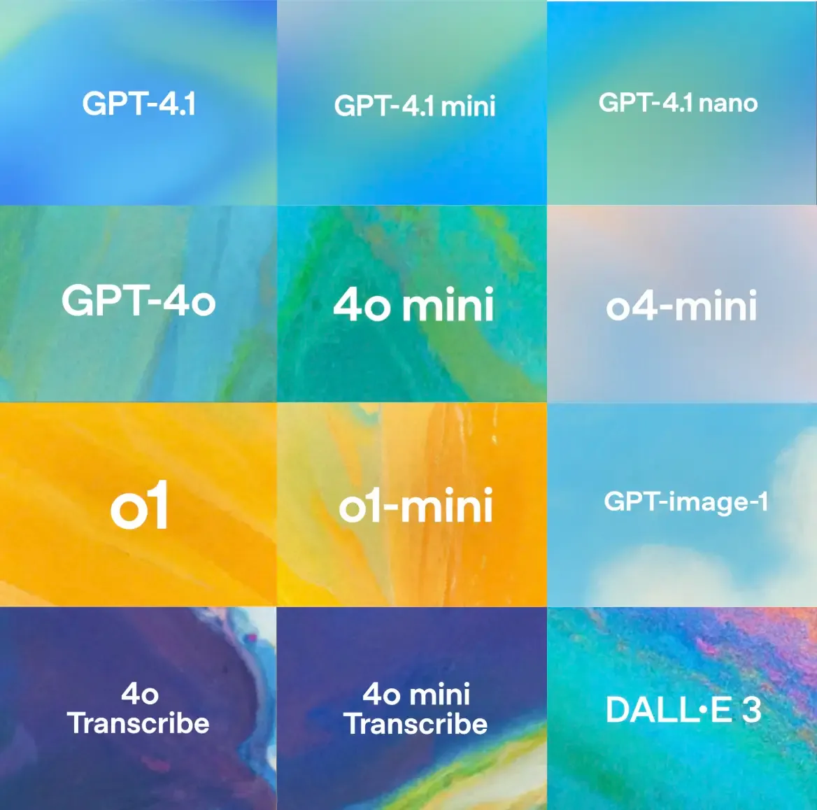 A collection of OpenAI's latest models available on Replicate, including GPT-4.1, GPT-4o, and the o-series