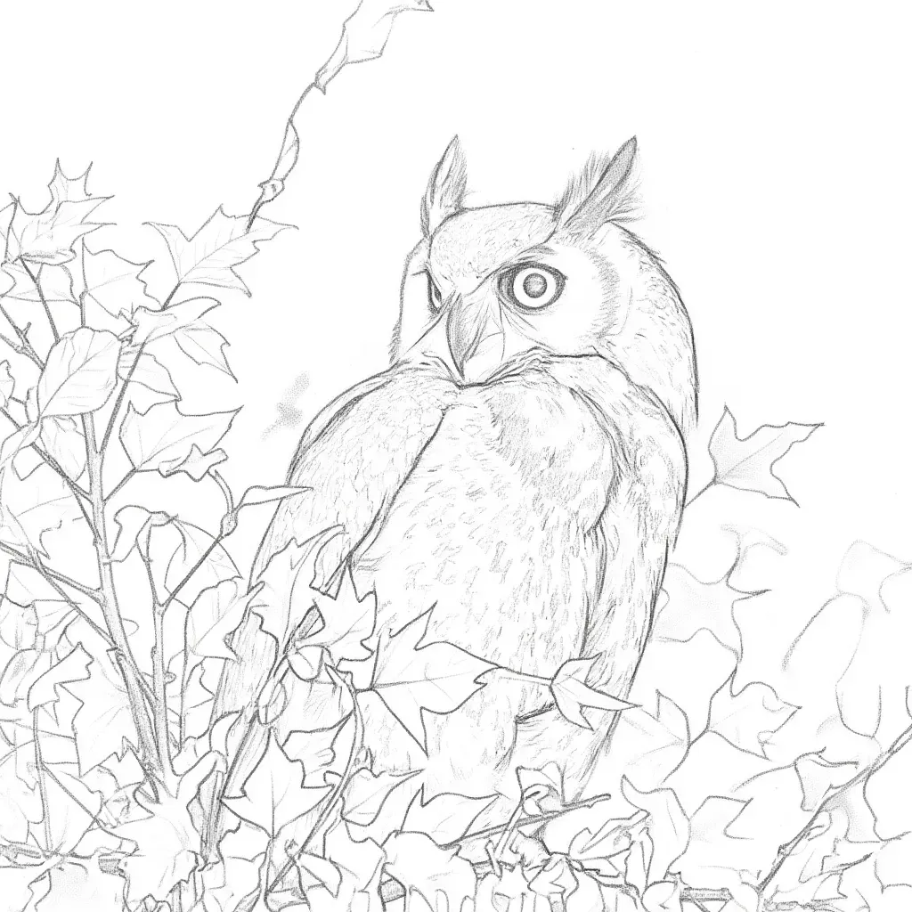 Owl as a sketch