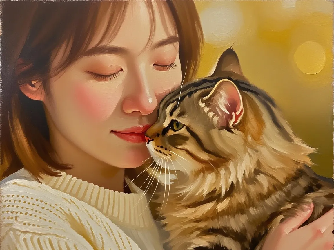 SeedEdit oil painting style transfer result